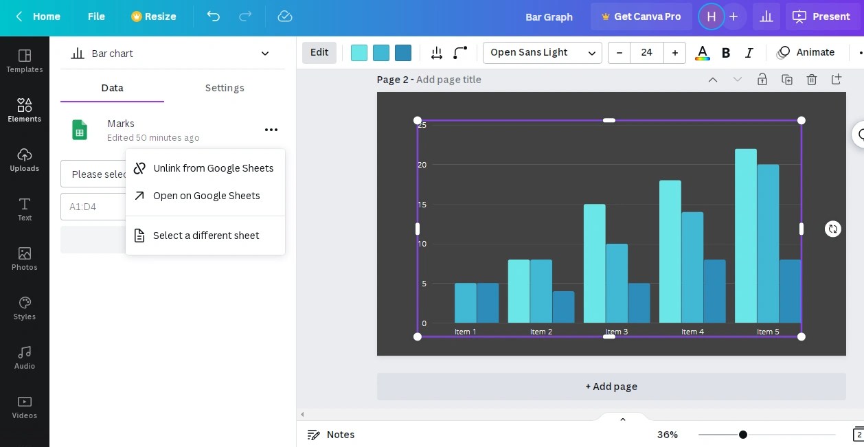 Canva Bar Graph A Complete Guide for all